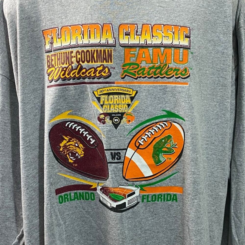 HBCU Orlando Classic TShirt 3XL FAMU Bethune Cookman Florida A&M 30th Anniv.